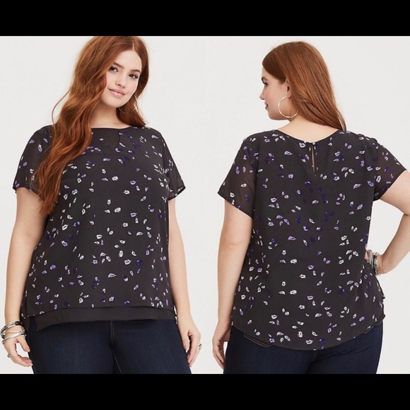 torrid Tops - Torrid | Feather Blouse